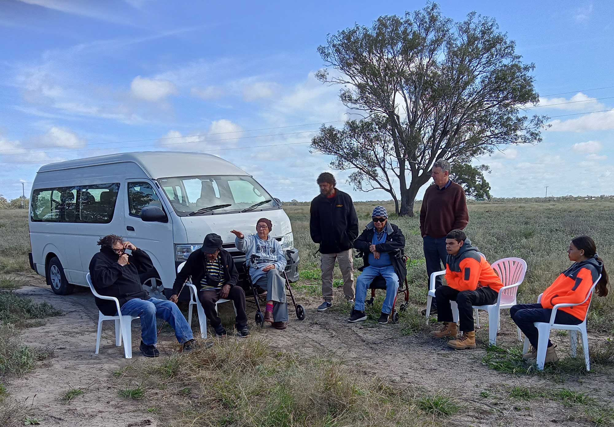 Elders on Country knowledge-sharing