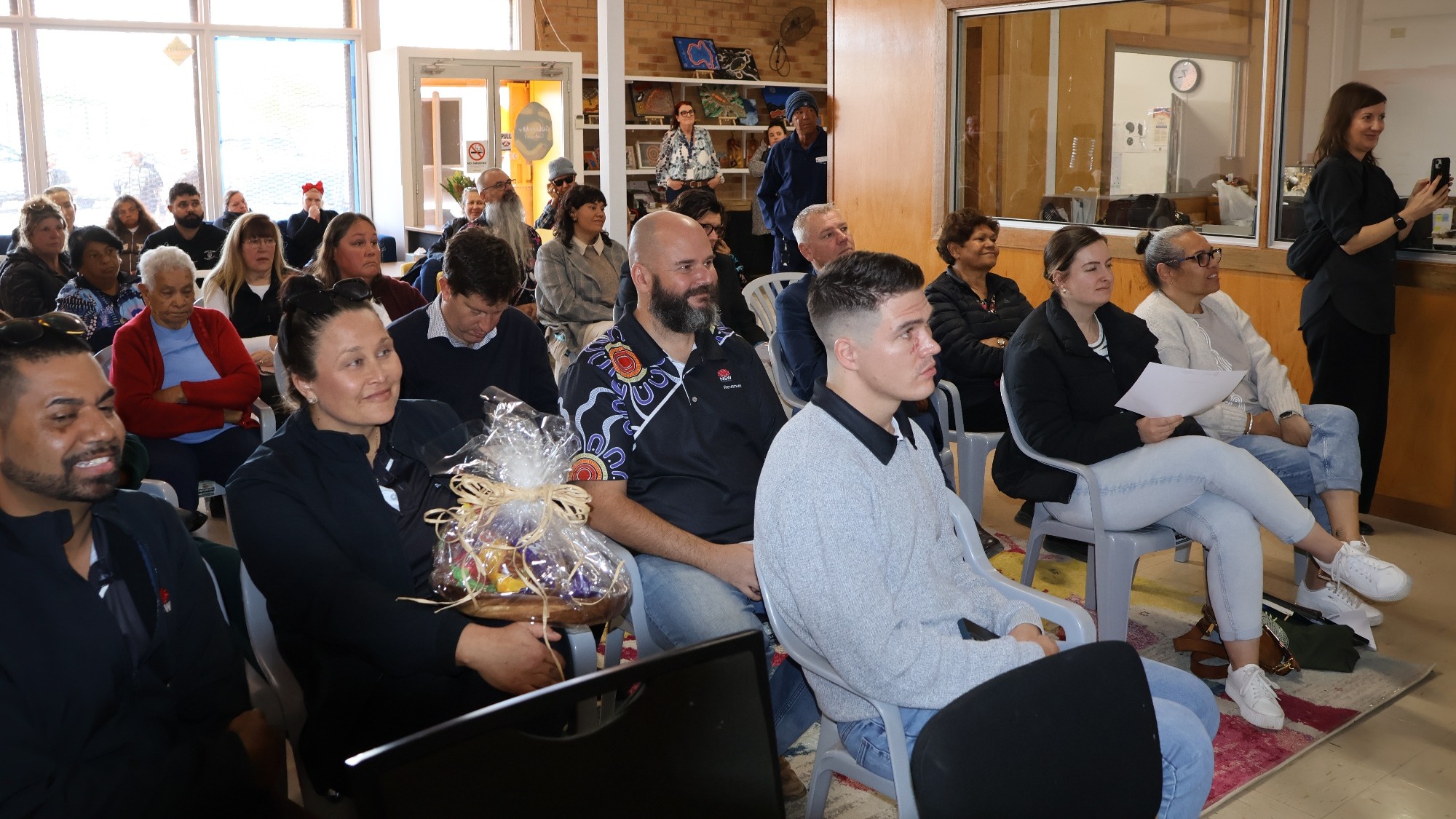 Some of those celebrating the official launch of Galuma-li