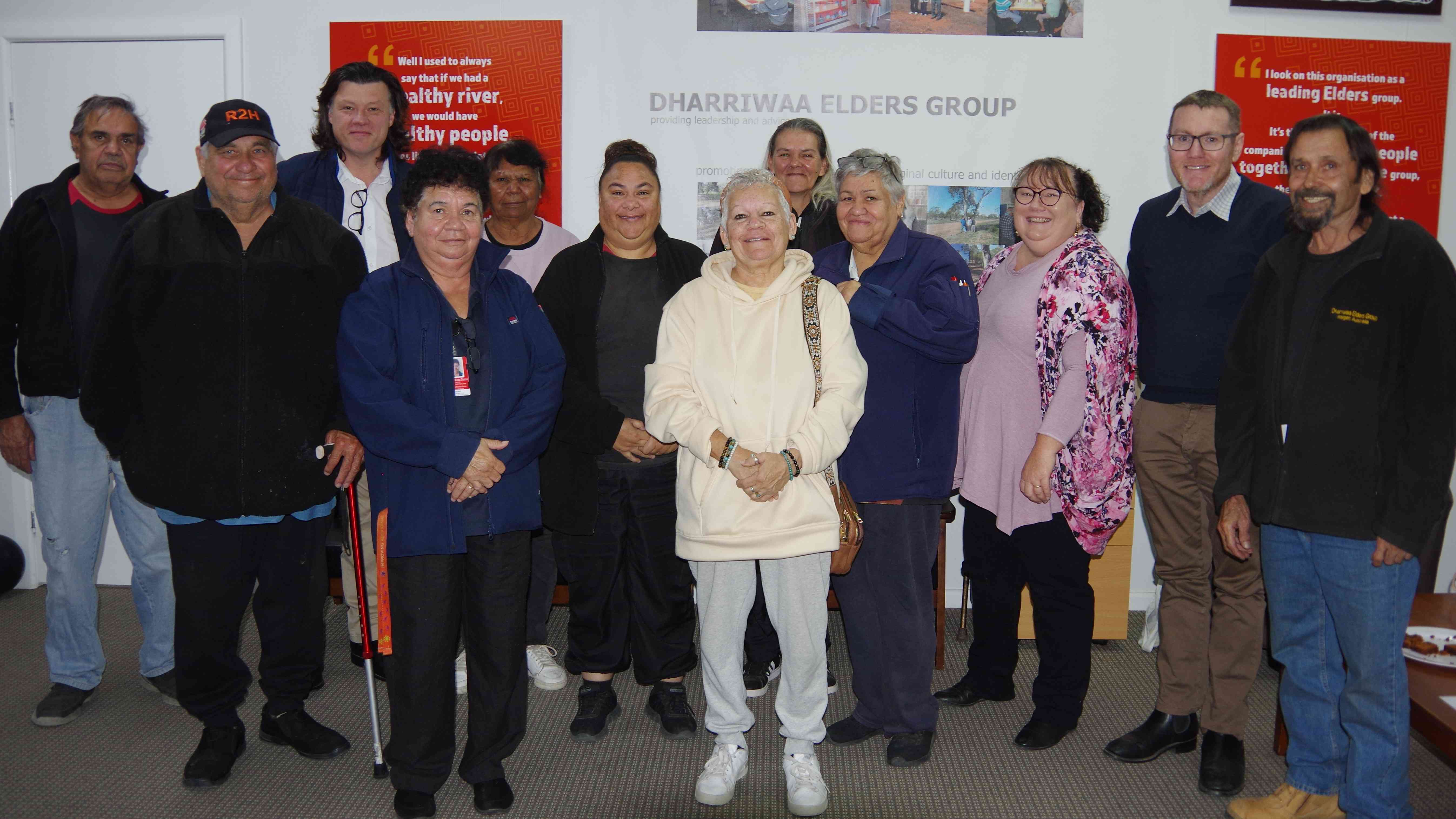 historic meeting with new relieving General Manager & other staff of Walgett Shire Council